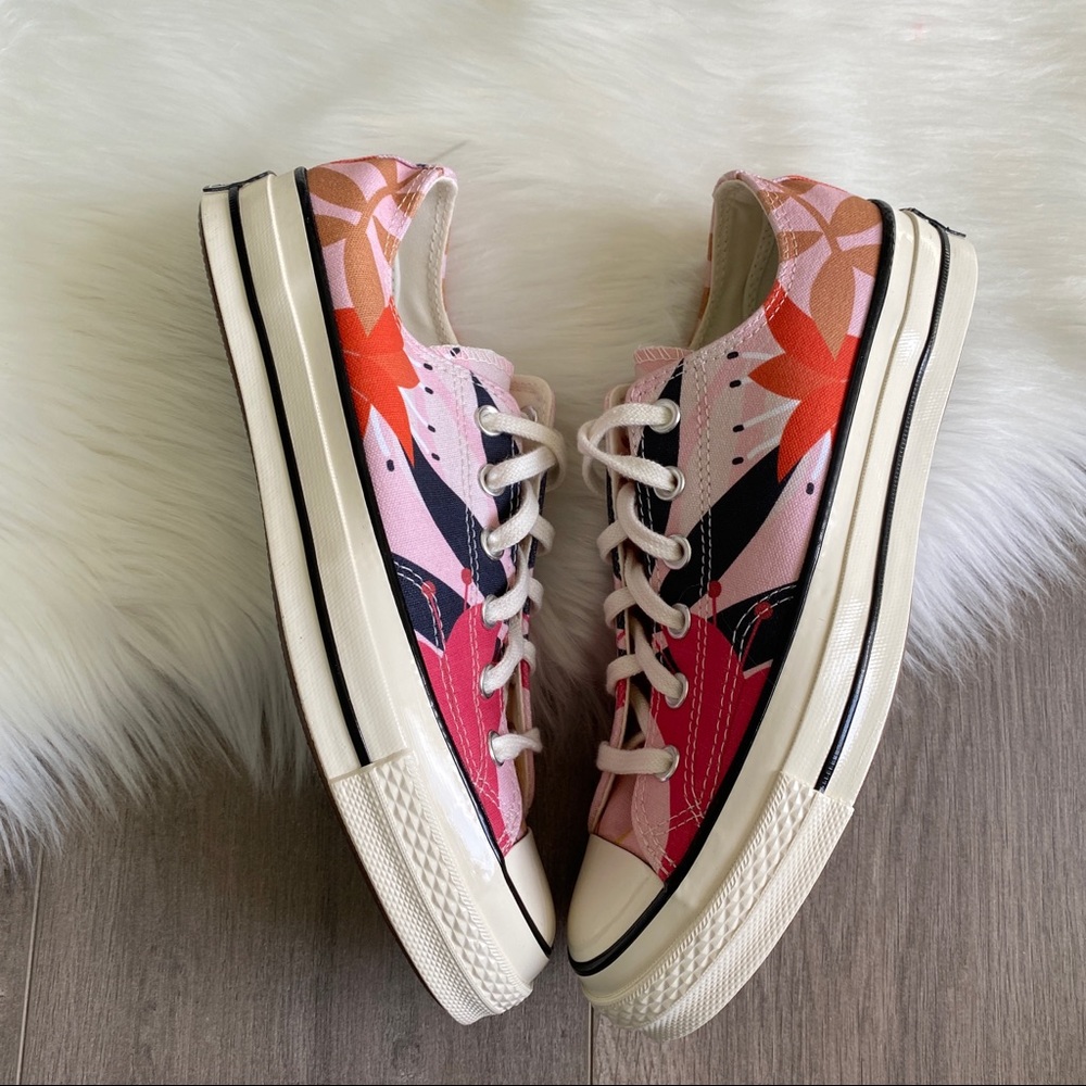 NWT Converse Orange Vintage Floral Chuck 70 - Picture 7 of 10